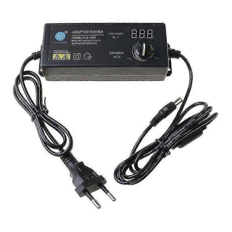 Adjustable Power Adapter Display Screen Voltage Regulated 9-24v 3a Eu Plug