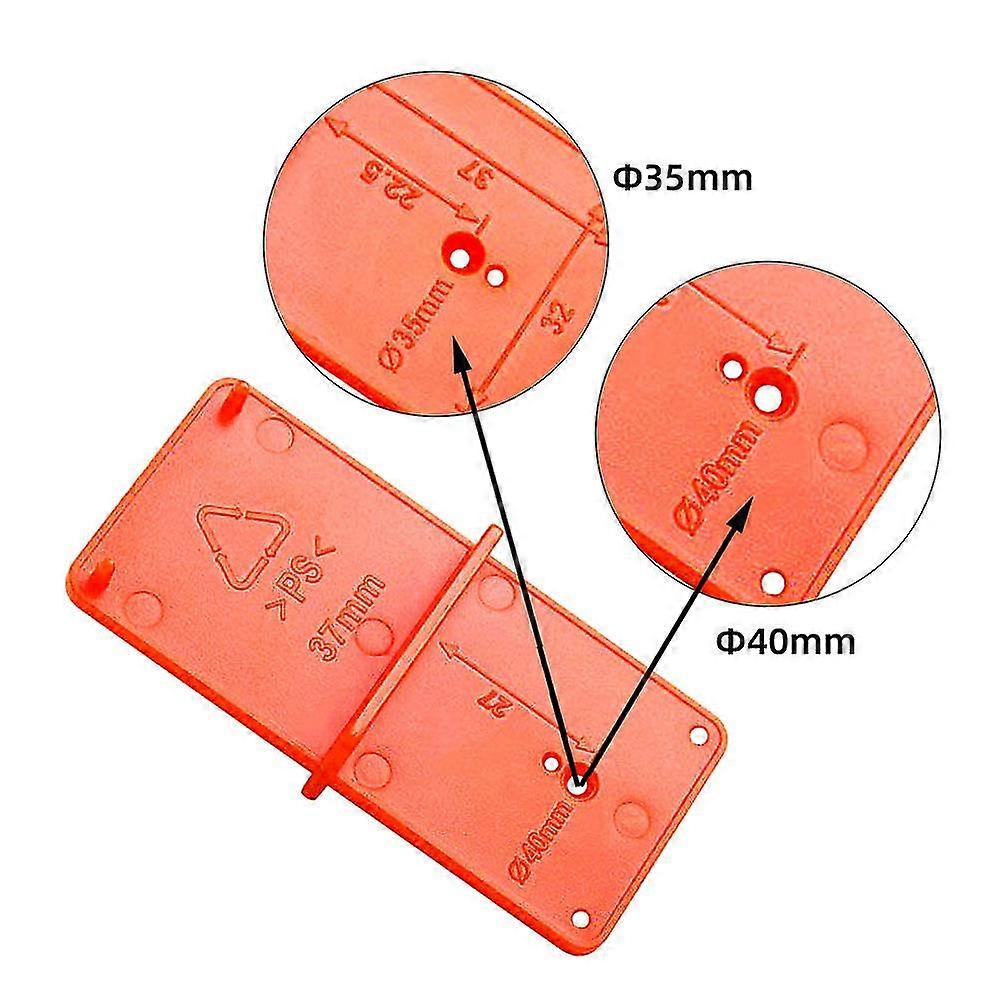 Hinge Hole Drilling Guide Positioning Mark Template 26/35/40mm Hing Installation Jig Door Cabinet Hinge Hole Locator Woodworking