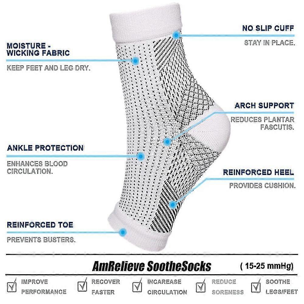 Neuropathy Compression Socks Ankle Arch Support Protect Socks