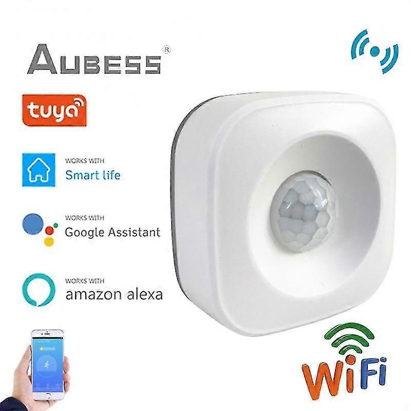 Tuya Wifi Motion Pir Sensor Detector Movement Sensor Smart Life App Wireless Home Security