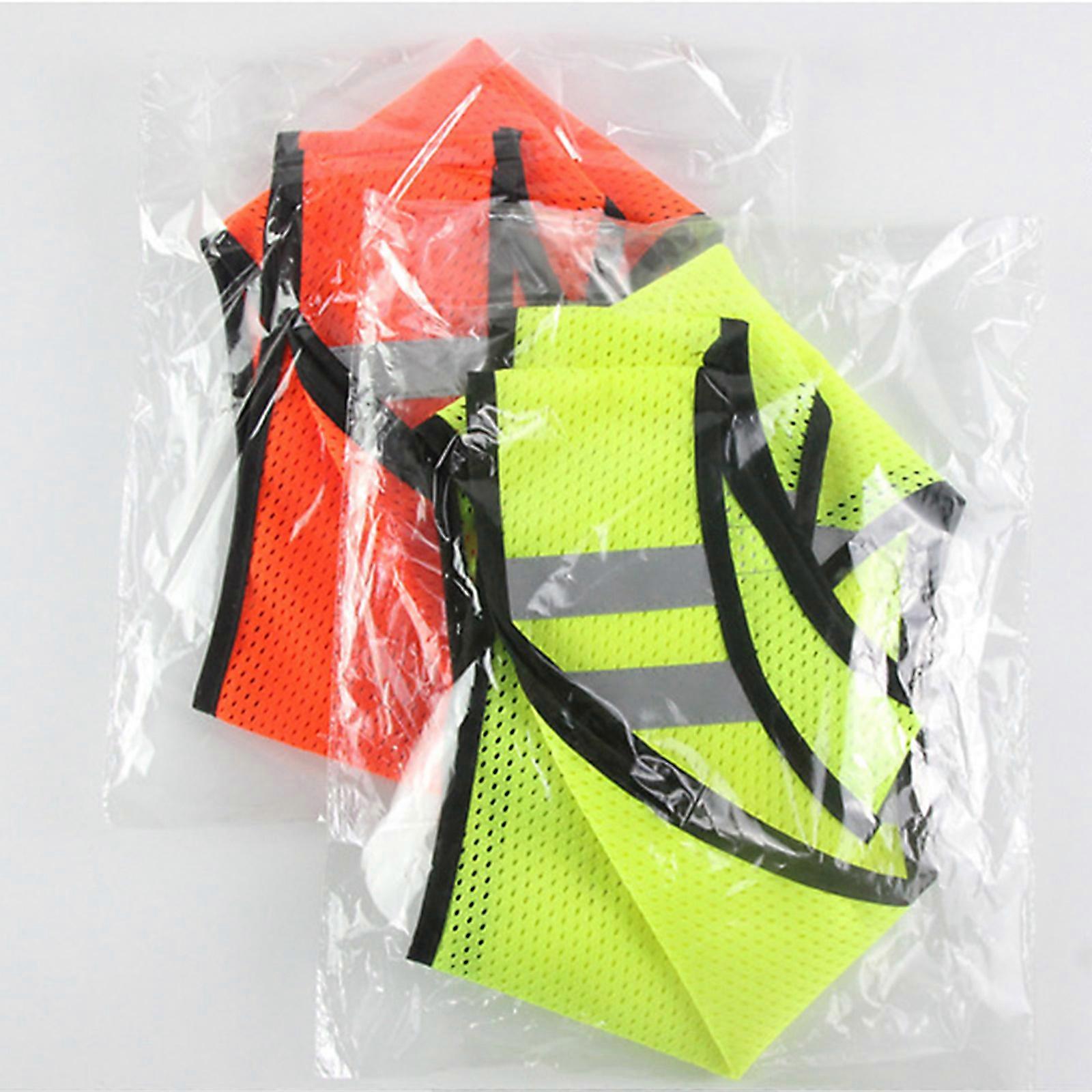 2023 New Reflective Vest for Running and Cycling with Pocket - High Visibility Reflective Strips (Yellow)