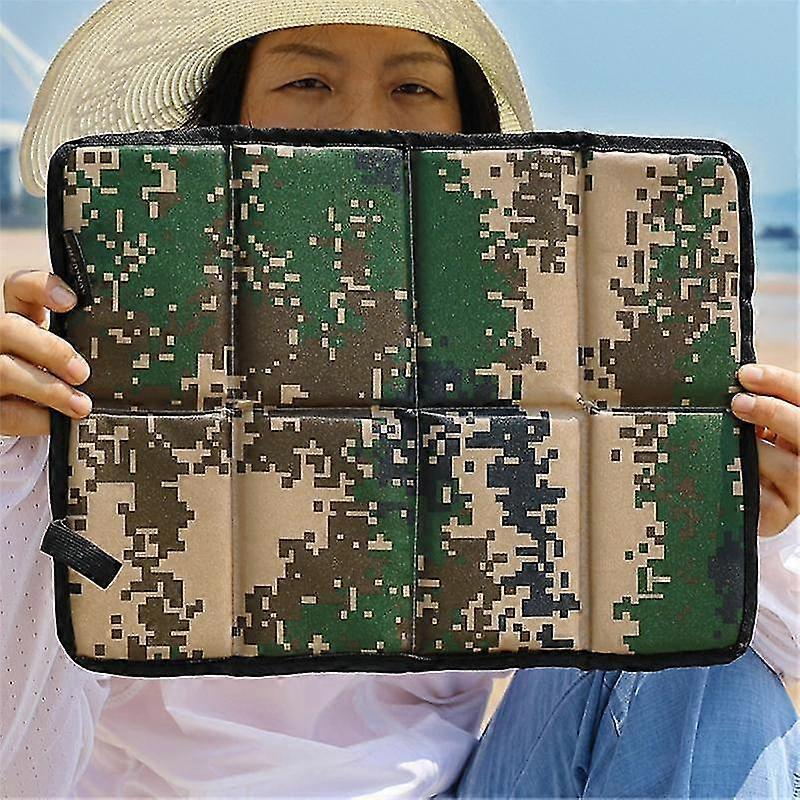 Folding Cushion Portable Camping Mat Moisture-proof Soft Comfortable Elastic Sitting Pad Beach Mat Prevent Dirty Hiking Seat Pad