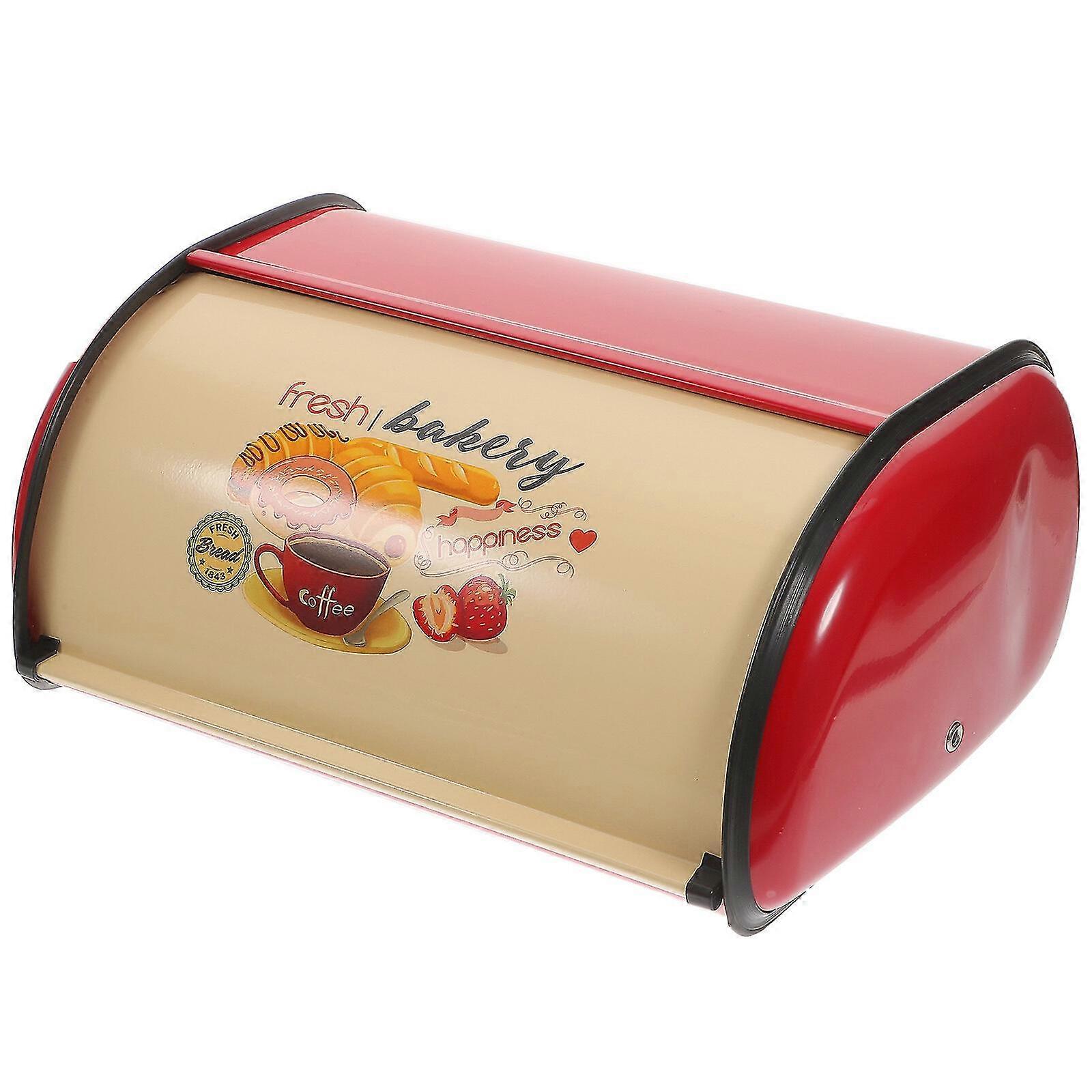 Bread Bin Kitchen Bread Storage Box Bread Holder Desktop Bread Bin Kitchen Metal Bread Container