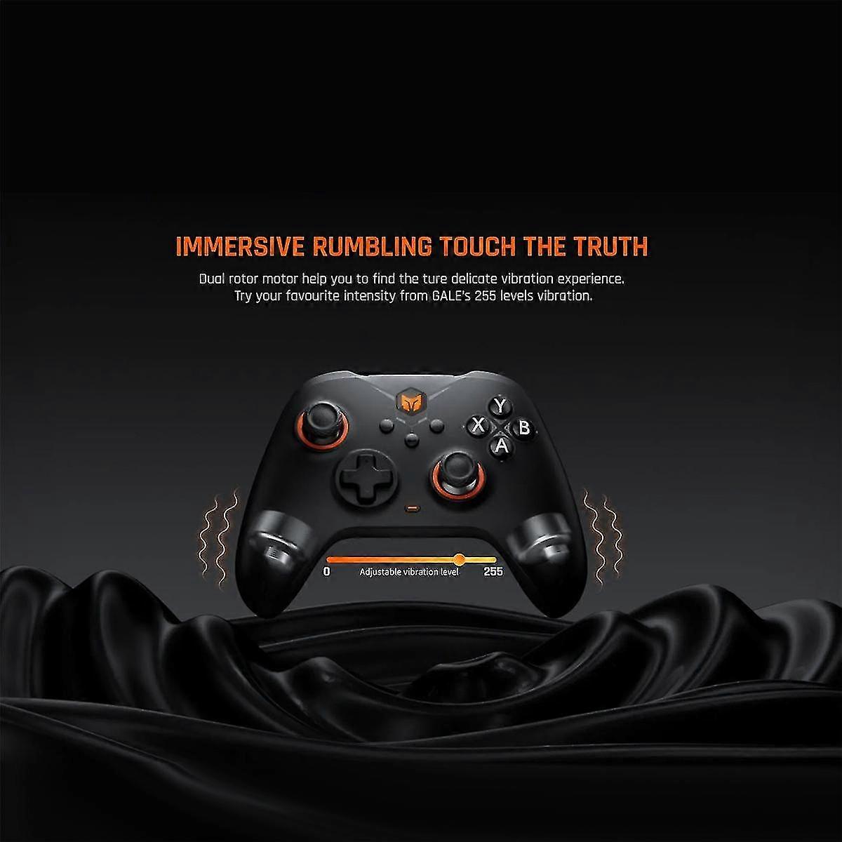 Gale Wireless Gaming Controller For Switch Gamepad With Hall Effect Trigger Function For Pc/ios/android-white