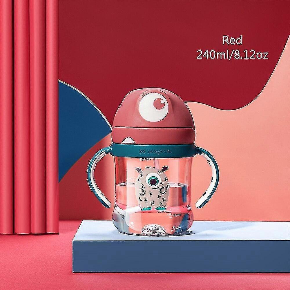 240ml care sippy cute shape anti-choke straw water bottles