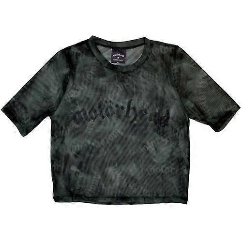 Motorhead Womens/Ladies Logo Mesh Crop Top