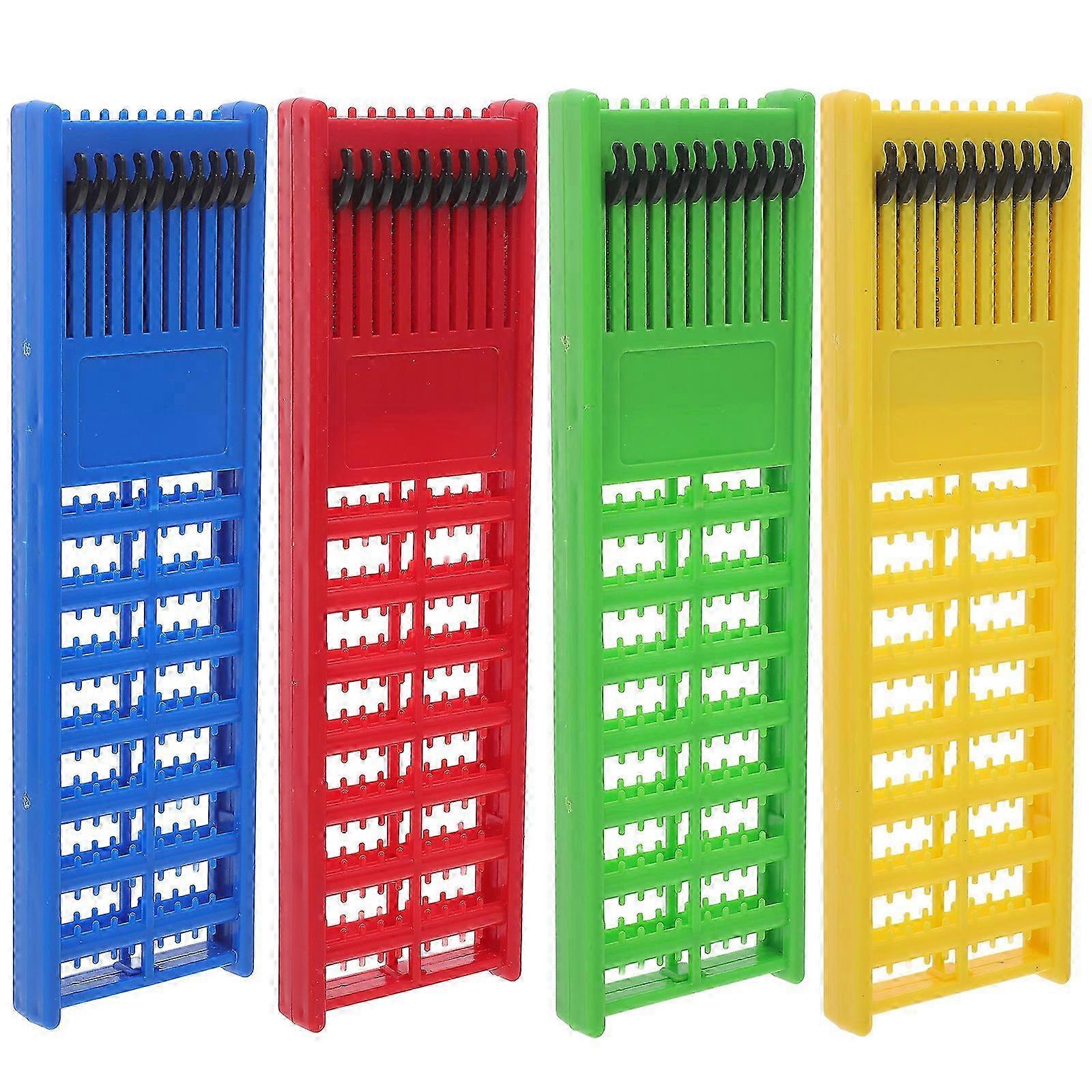 4pcs Fishing Hook Holder Fishing Leader Holder Fishing Line Holder Fishing Organizer For Storing