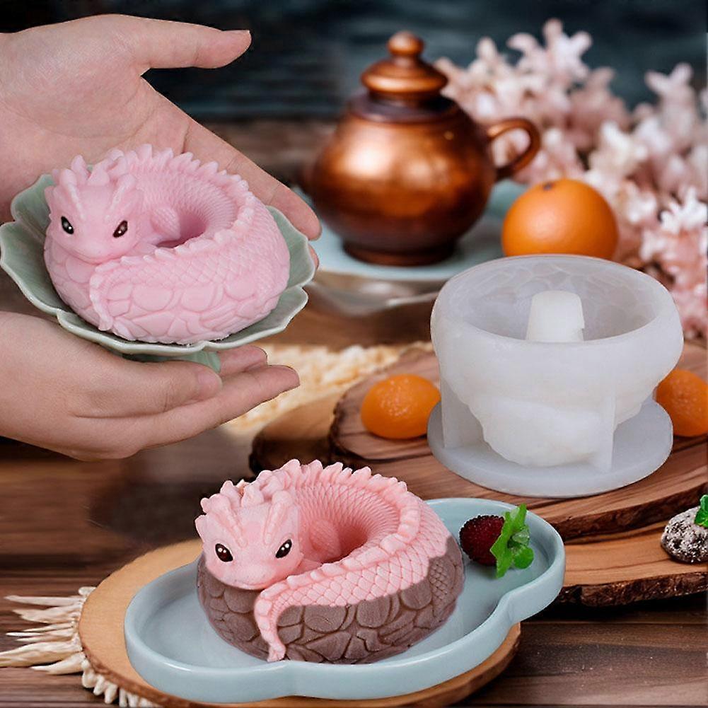 Drachenmousse-Kuchen, Pralinen, Eiscreme, hitzebeständige Silikonform