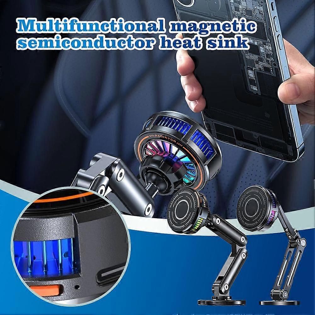 Car bracket semiconductor refrigerationmagnetic mobile phone bracket