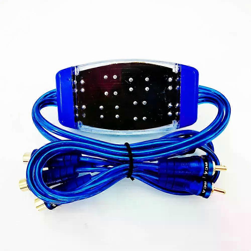 4-Channel RCA Audio Noise Hum Filter Car Stereo Suppressor Ground Loop Isolator