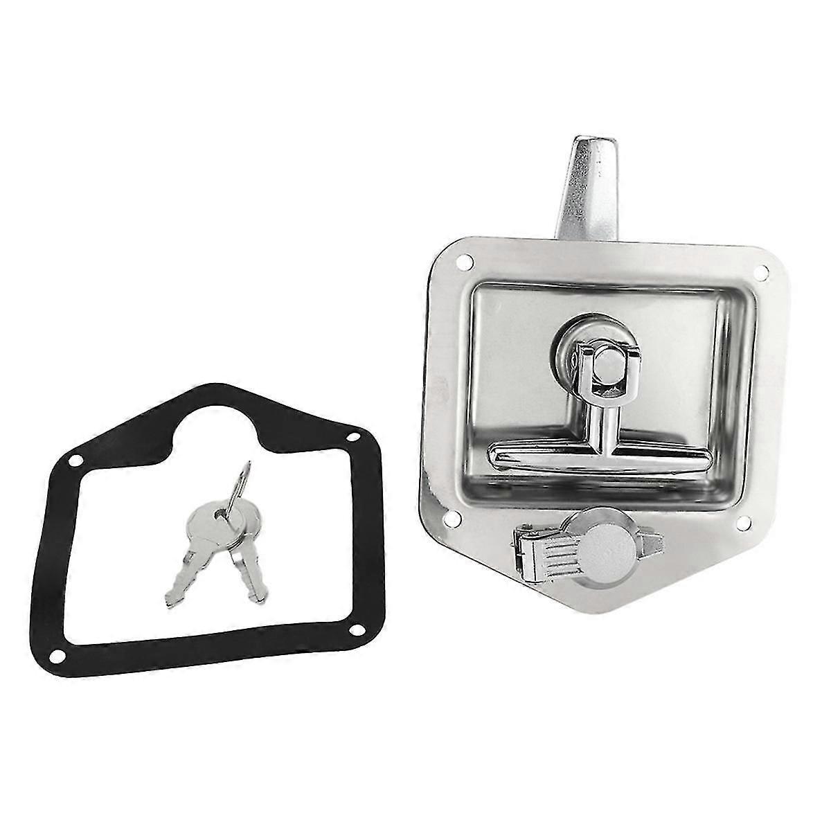 Rv Yacht Door Lock Accessories Stainless Steel Toolbox Lock T-toolbox Lock For Caravan Truck Rv Folding T-toolbox Lock