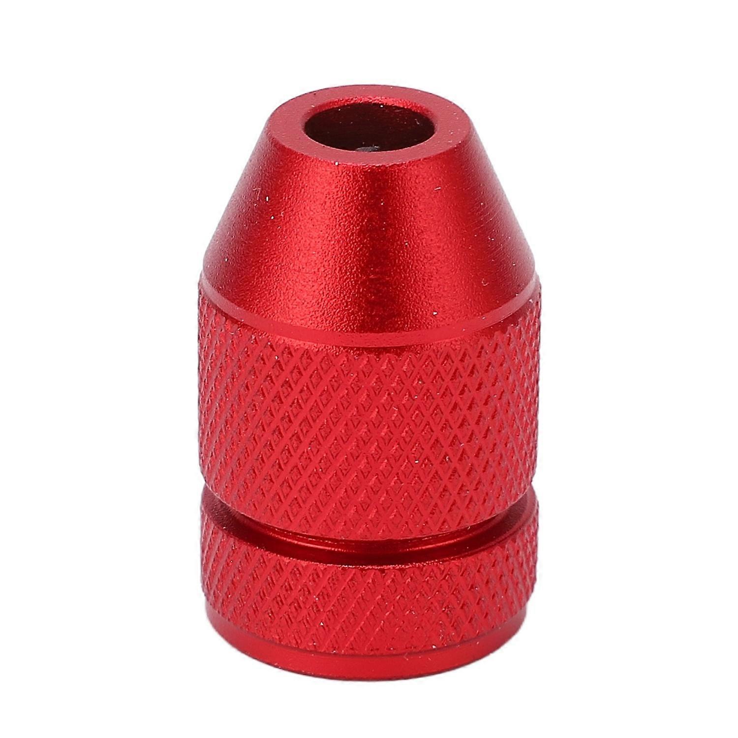 Adjustable Drill Stop Collar Aluminum Alloy Red Anti Slip Nylon Inner Ring Drill Stop Collar for Woo