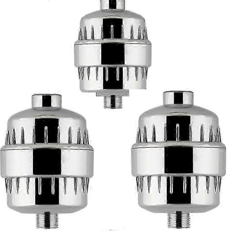 3 Pack Bathroom Shower Filter 15 Levels For Hard Water Softener Removes Chlorine And Fluoride
