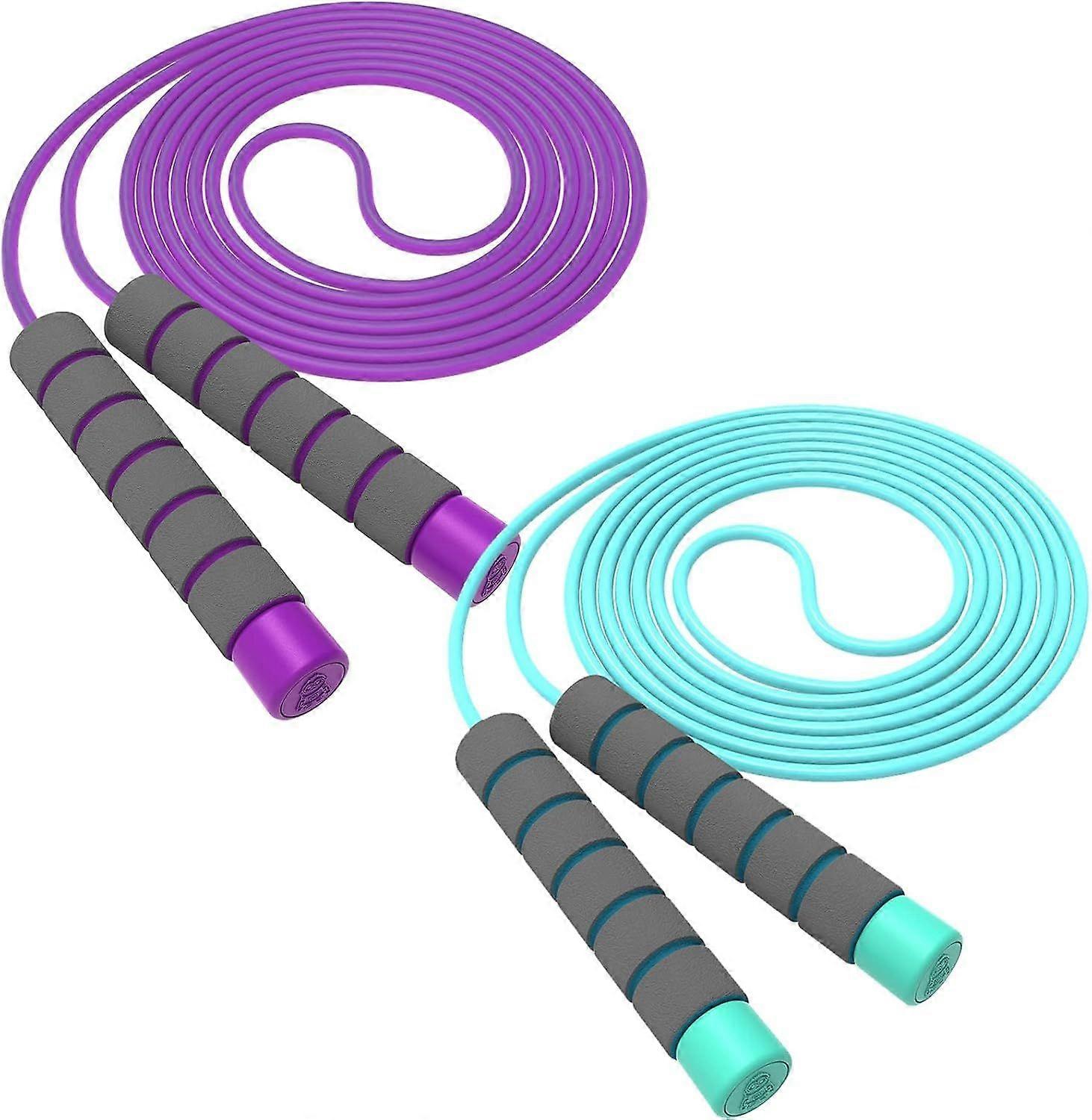 Adjustable jump rope for children 2-pack - fun exercise for boys and girls