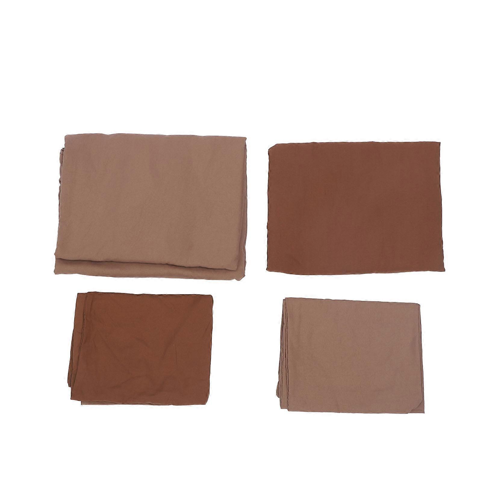 4 Piece Bed Sheet Set Bedding Set Soft Washed Cotton Nordic Deep Queen Bedspread for Bedroom