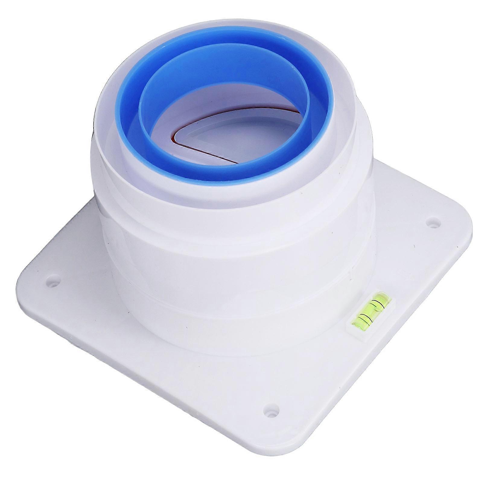 Range Hood Check Valve ABS Pipe Backdraft Damper with Bubble Level