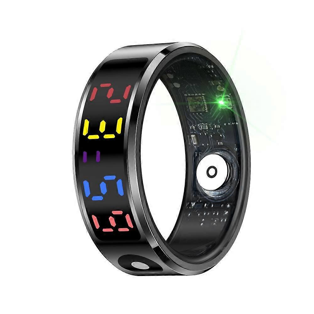 R12 SIZE 9 Smart Ring, Support Heart Rate / Blood Oxygen / Sleep / Multiple Sports Modes