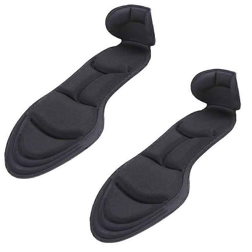 Shoe Insoles with Heel Black Pads Breathable Soft Shoe Inserts for Women