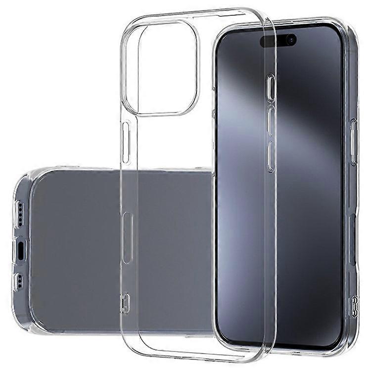Compatible For iPhone 16 Pro Case Ultra Thin Soft TPU Phone Cover HD Transparent