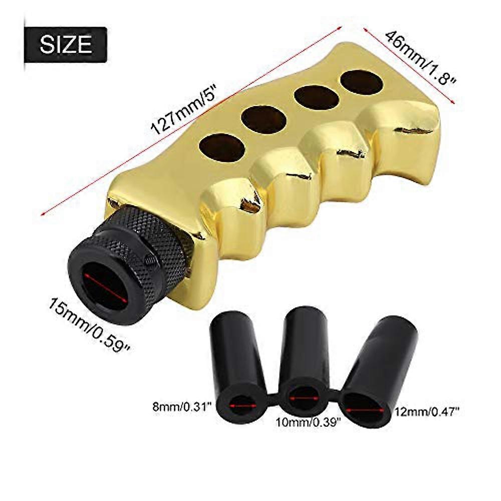 Gear Knob Universal Manual Transmission Car Grip Knife Handle Shifter Knob with 8/10/12mm adapters G