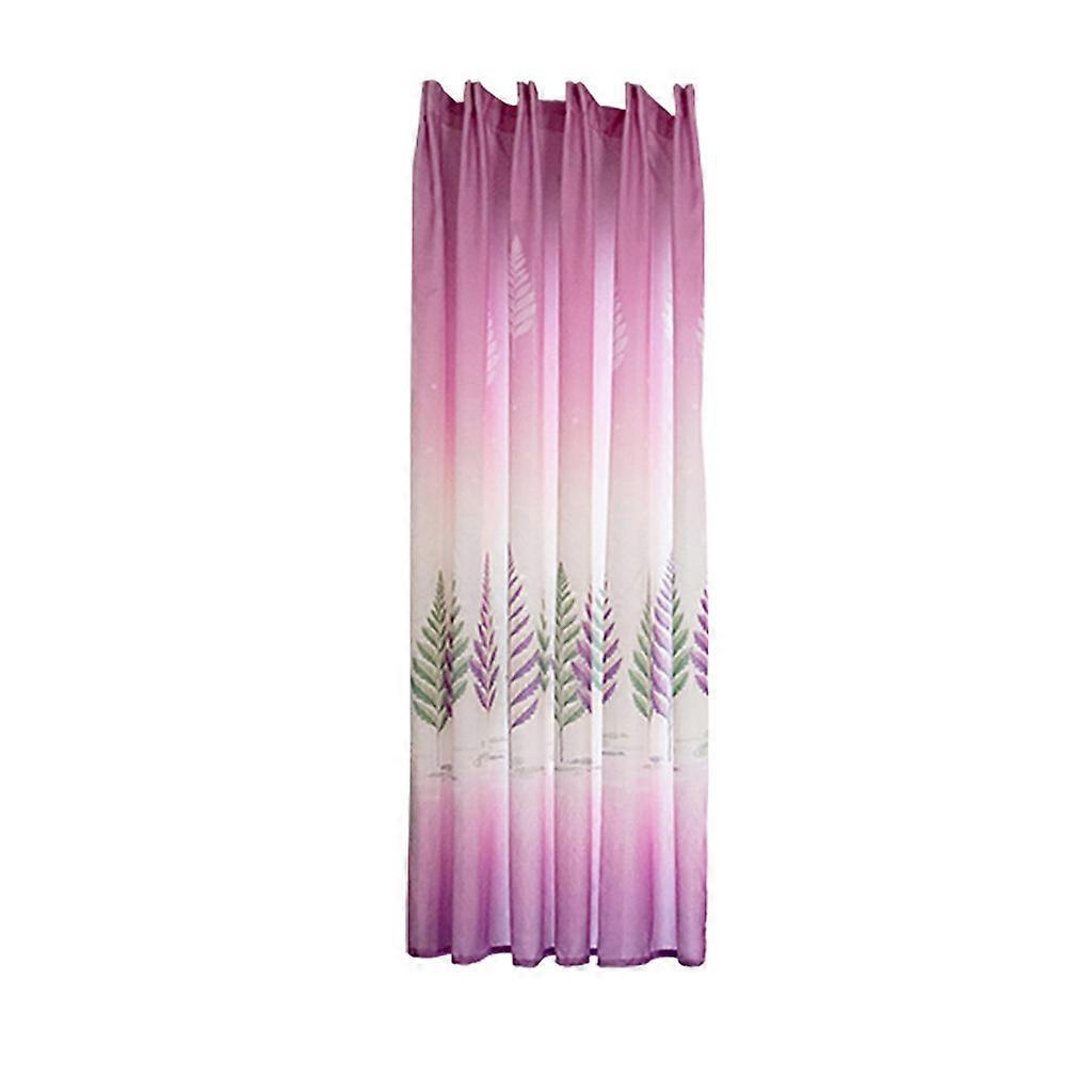 Leaves Curtain Window Voile Drape Valance 1 Panel Fabric pp897