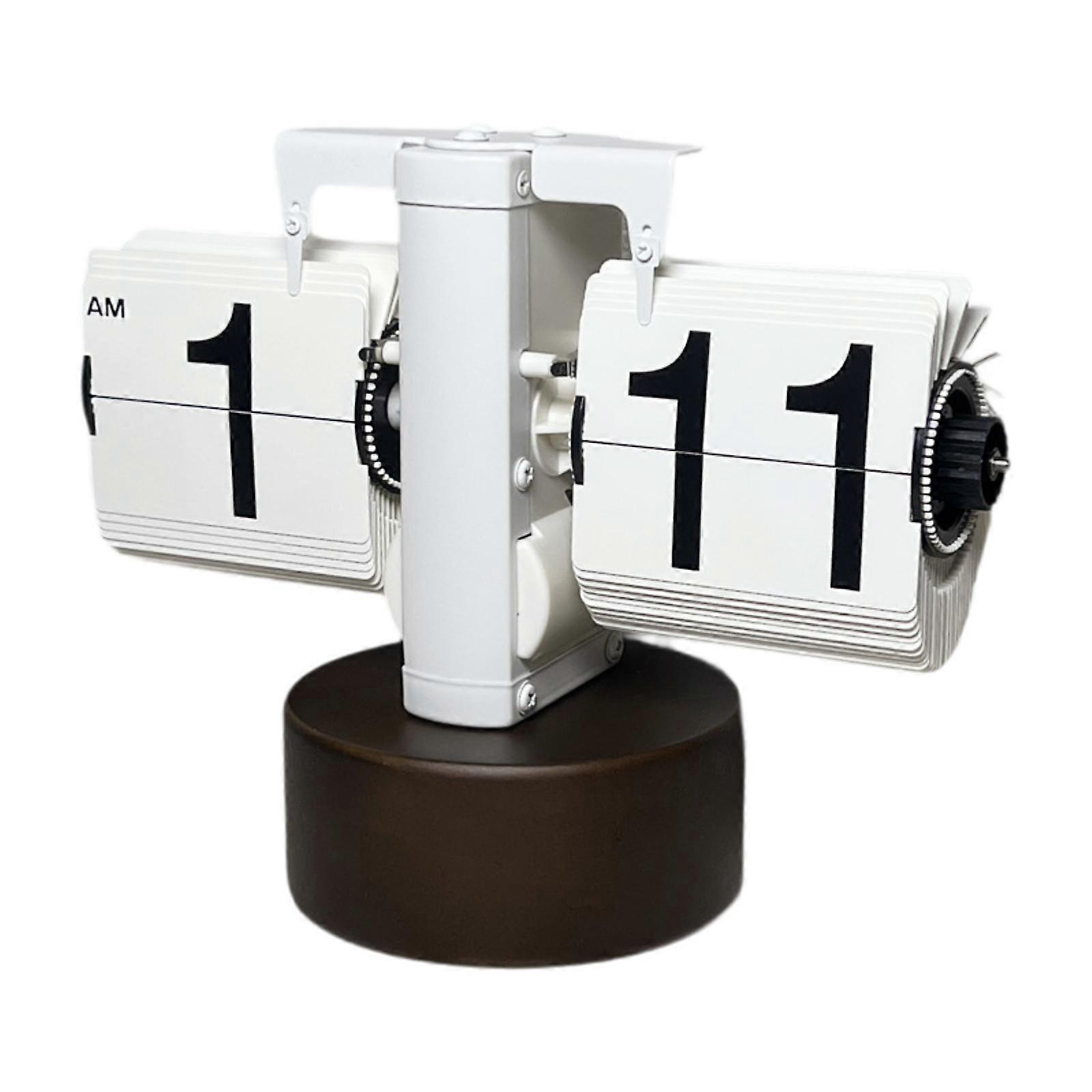 Flip Clock, Single Sided Digital Flip Down Clock, Auto Mechanical Flip Clock for