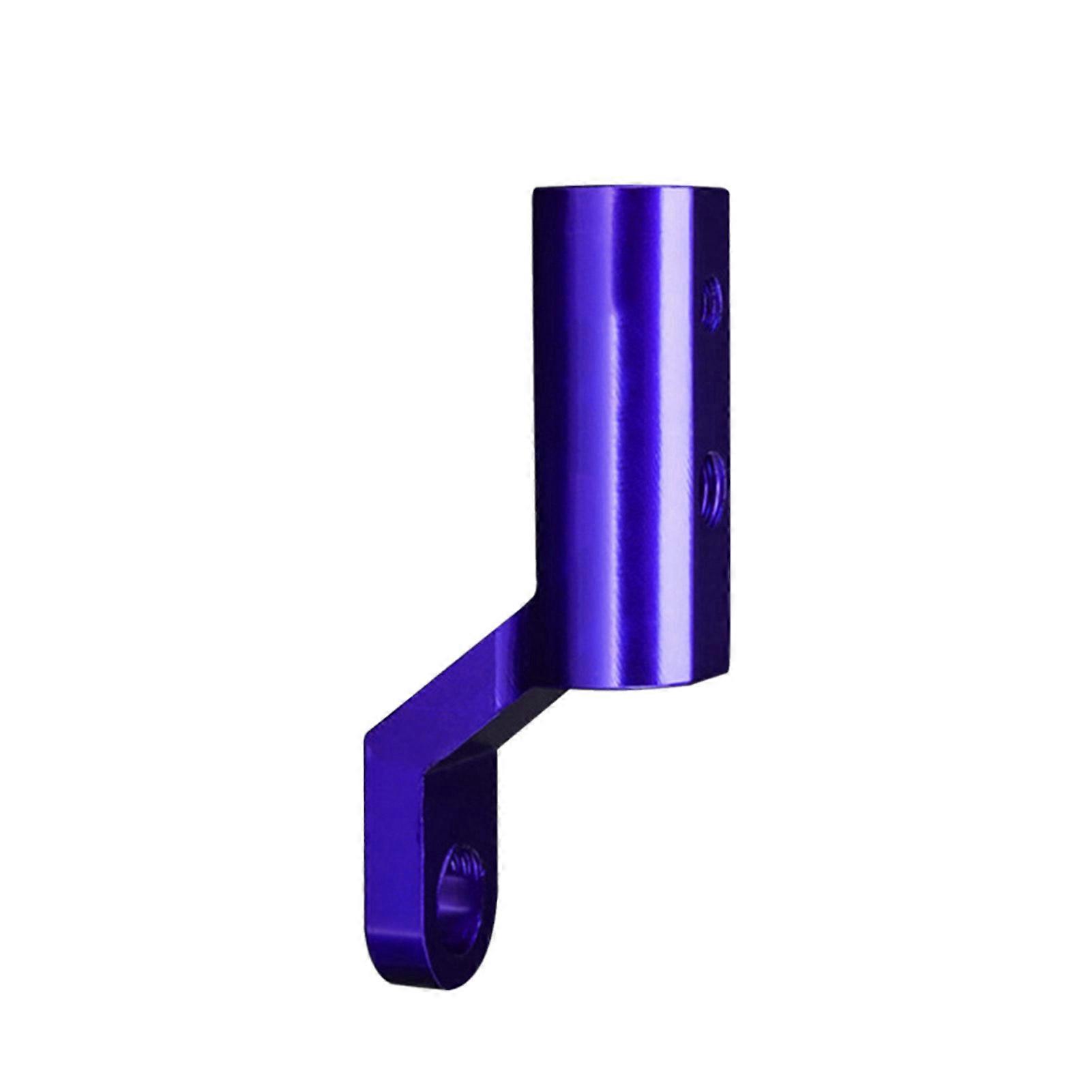 Motorcycle Rearview Mirror Extend Mount Holder Multifunctional CNC Aluminium Alloy Extension Phone BracketBlue