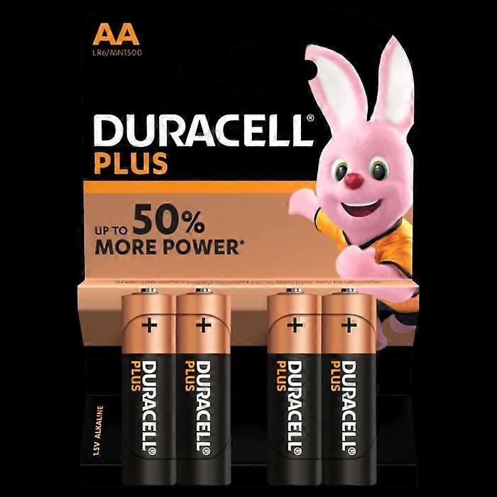 Duracell Plus AA LR6 battery x4