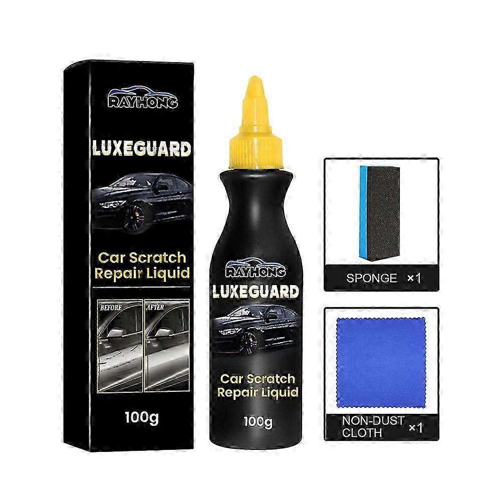 Car Repair Paint Paste Scratch Remover Kit with Sponge and Towel Scratch Coating Polishing Liquid Auto Scratches Repairing