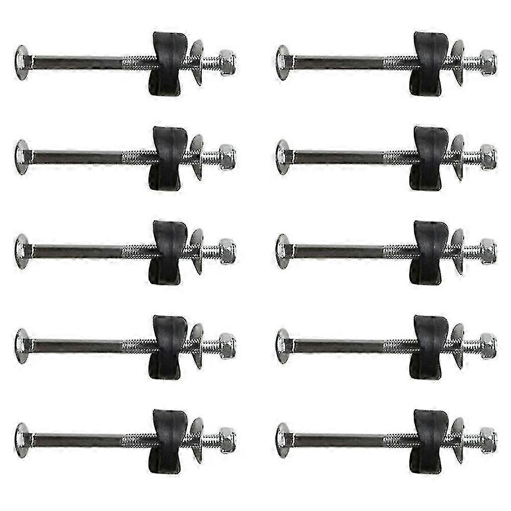 Galvanized Steel Trampoline Screw & Nut Kit - 24pcs Bottom Replacement Set