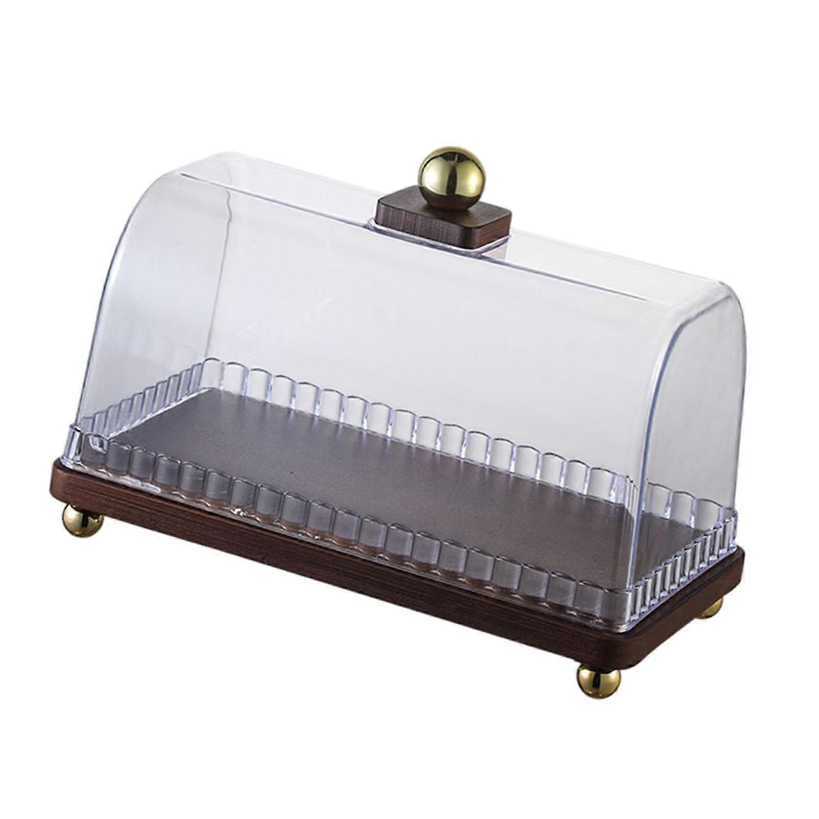 Cake Stand with Dome Cake Fruit Display Server Tray for Kitchen Butter Cake