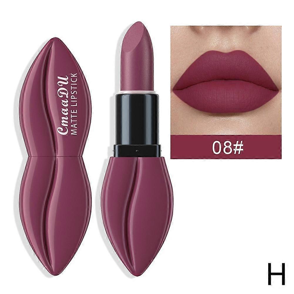 10 Farben Mundform Leicht zu färben Matte Samt Lippenstifte Lang anhaltend Wasserdicht