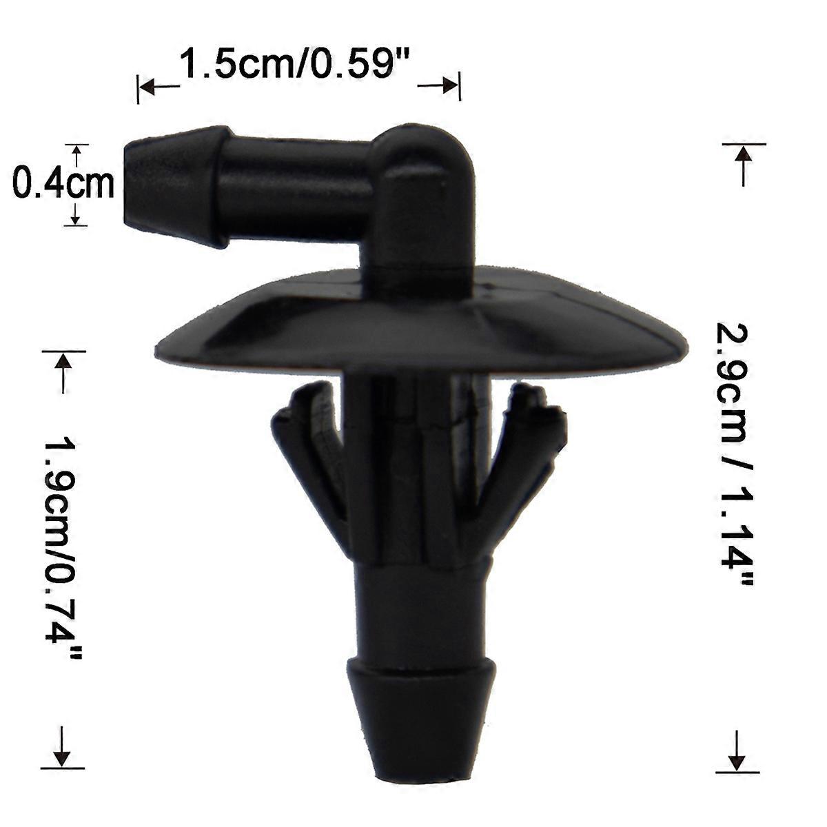 2Pcs/Set Car Windshield Wiper Washer Hose Connector