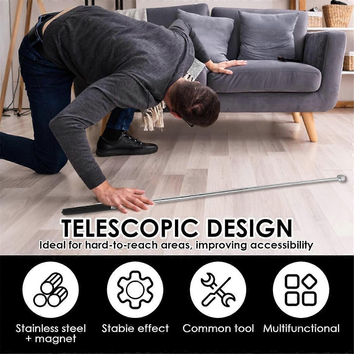 Telescoping Magnetic Pick Up Tool, Extendable Magnet Stick