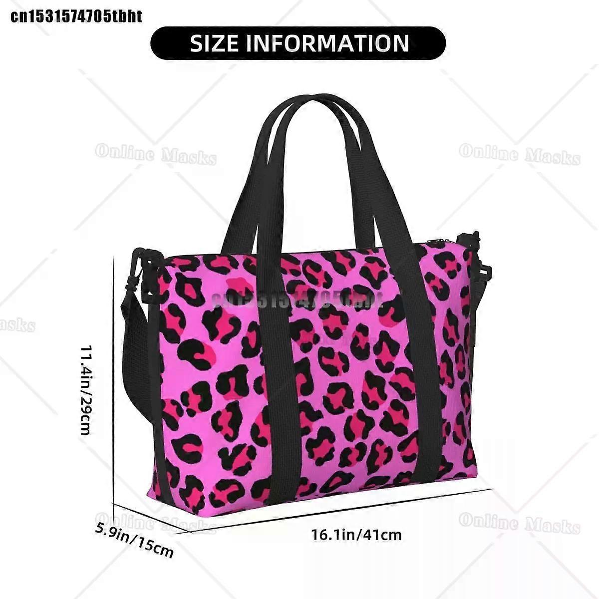 Pattern Print Chameleon Leather Tote Bag main image 0