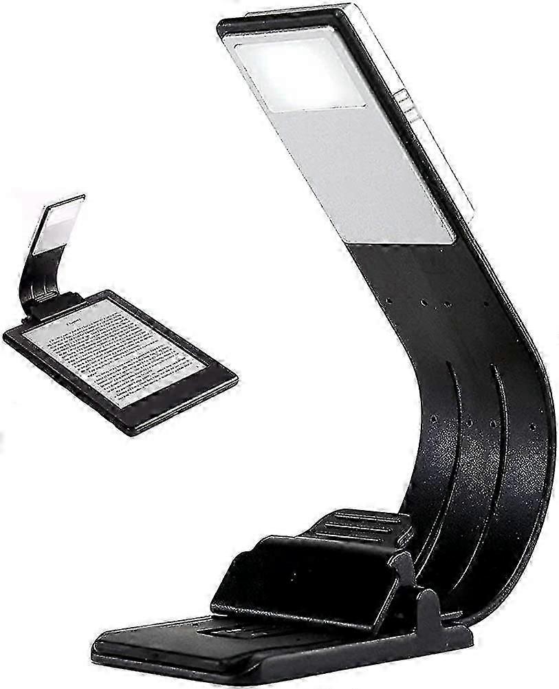 Rechargeable Clip-on Reading Light With 4 Adjustable Brightness, Foldable And