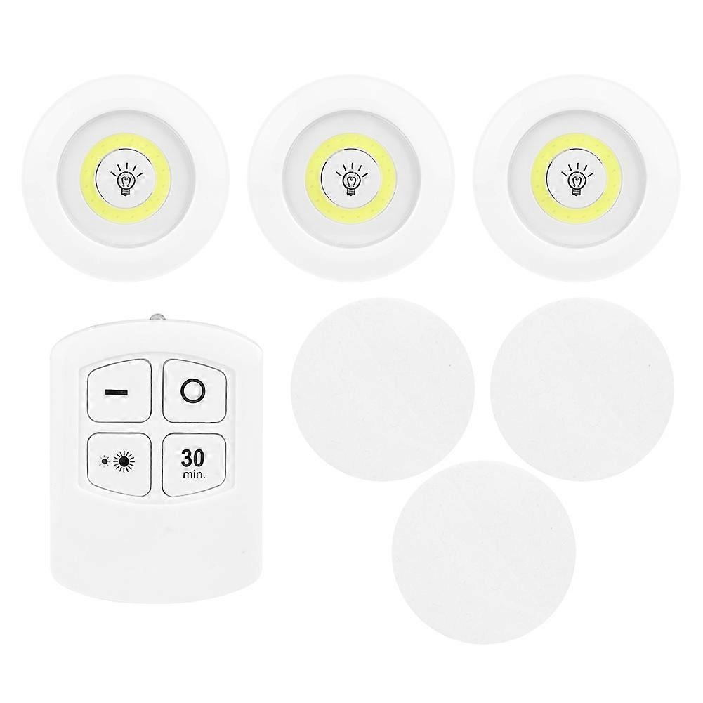 Remote Control LED Under Cabinet Light Dimmable COB Night Light for Kitchen Wardrobe Closet