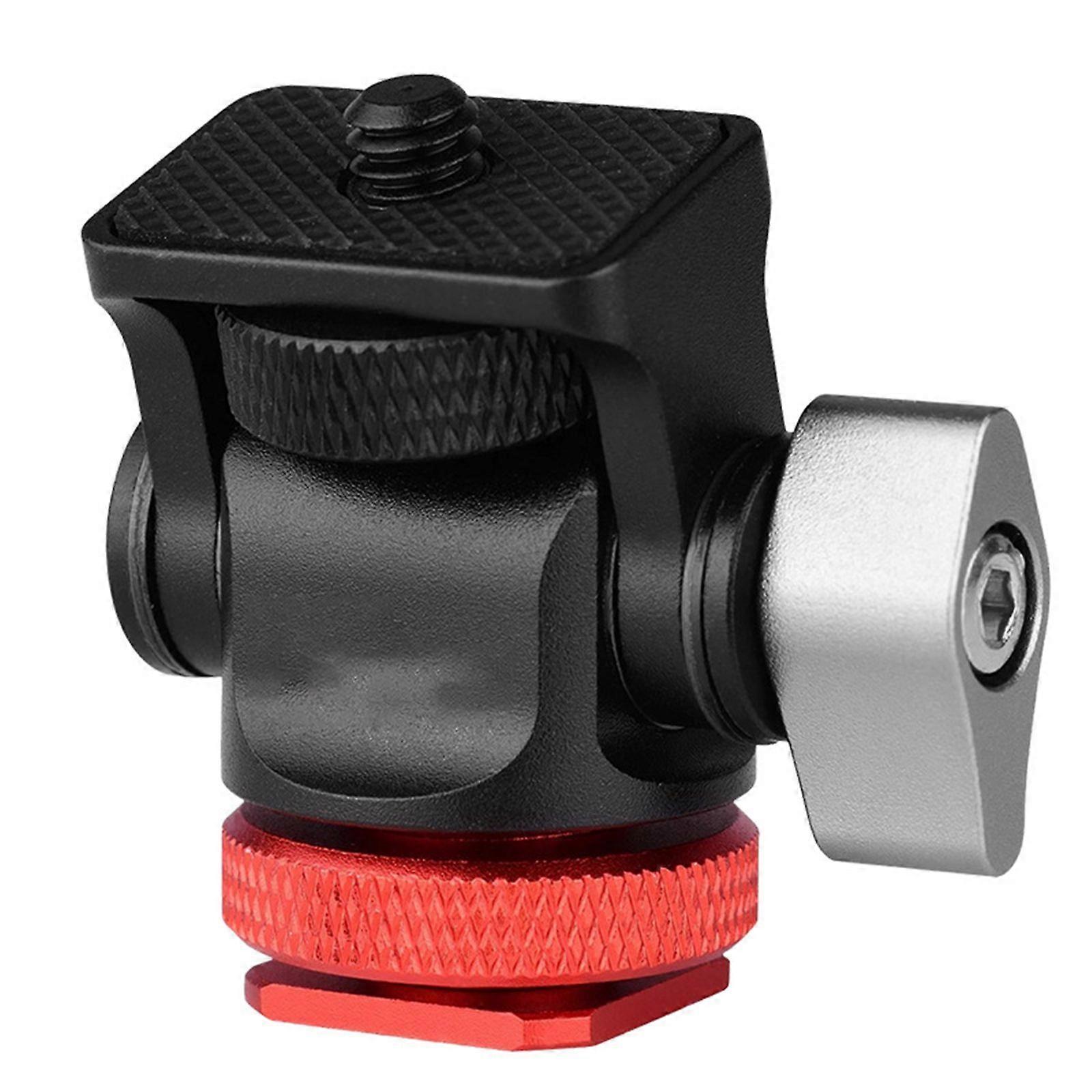 Mini 180 Degree Swing Tripod Ball for Head Cold Shoe Mount Adapter for Camera