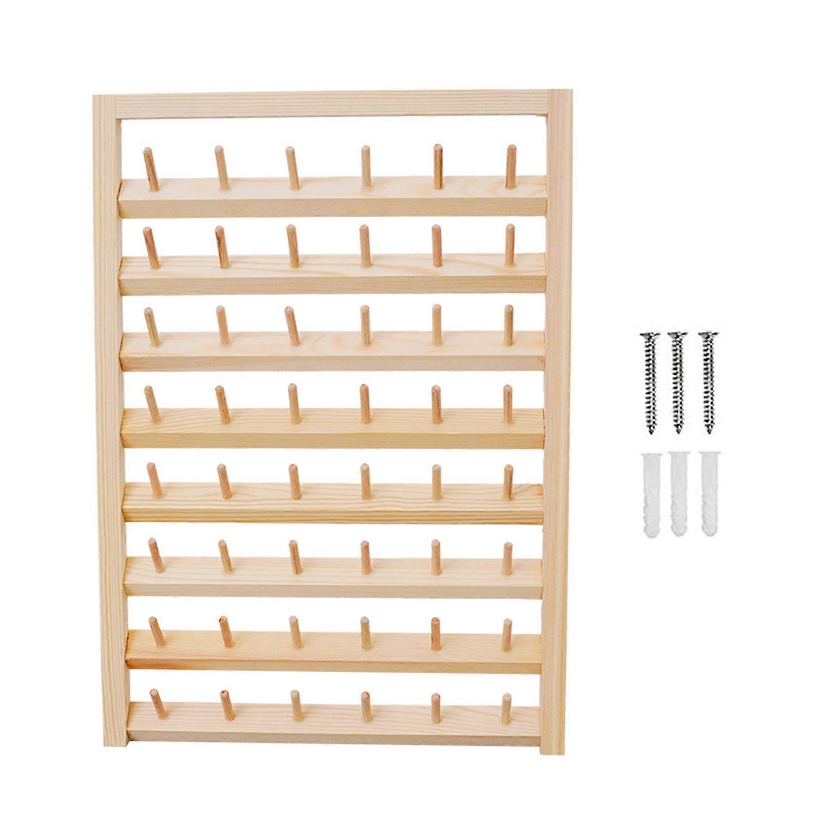 48/54 Spools Thread Rack Holder Plastic Thread Spools Organizers for Embroidery Sewing Thread Storage and Hair Braiding