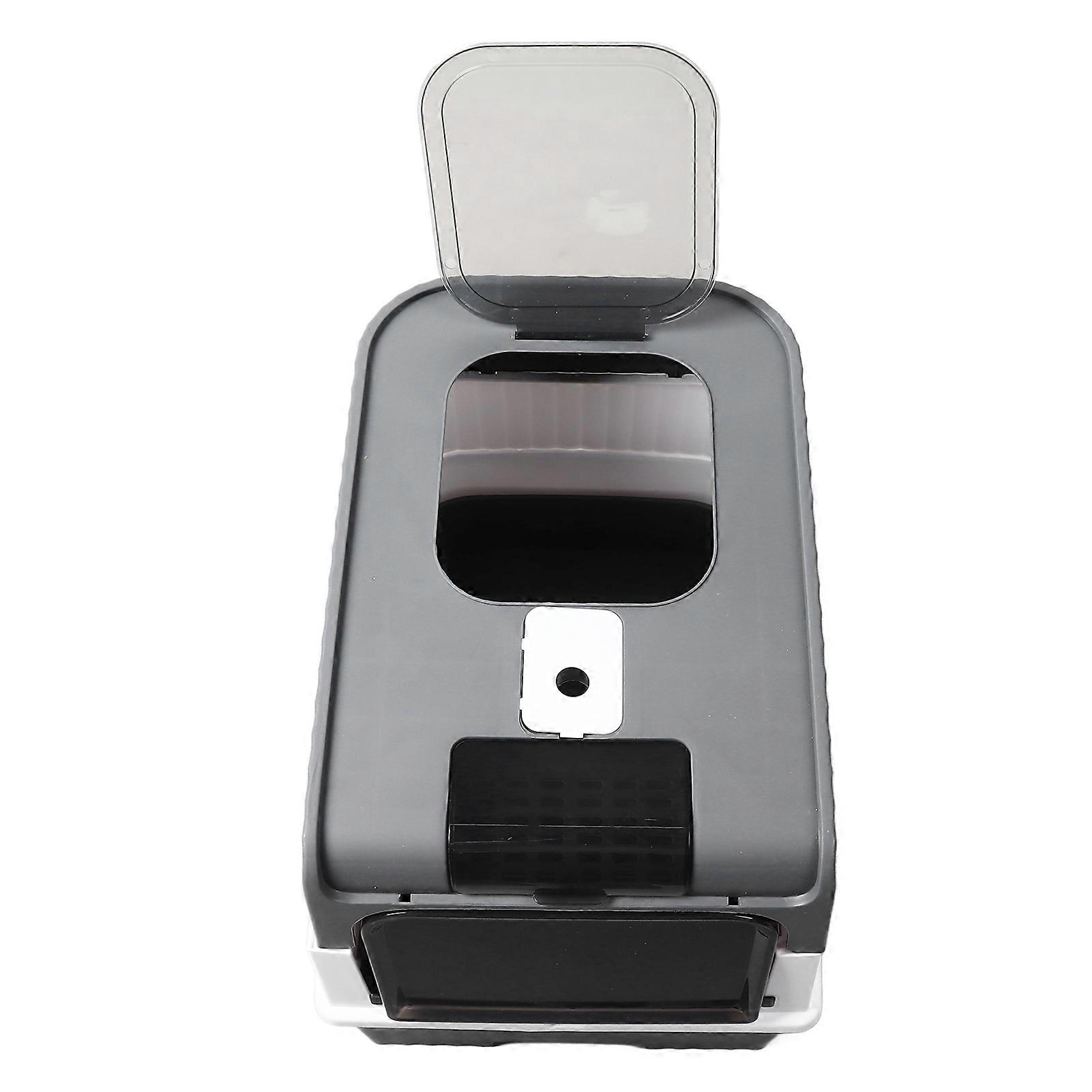 Large Portable Enclosed Cat Litter Box with Odor Removal Drawer