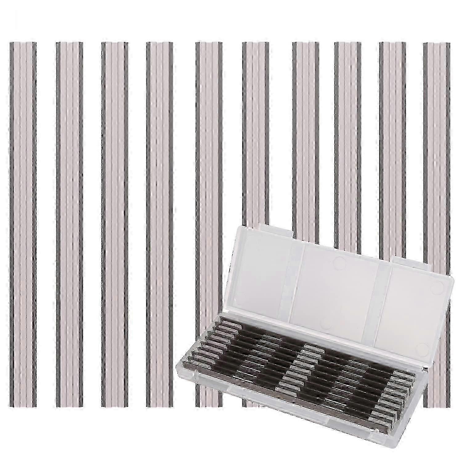 10τμχ Ηλεκτρικές Λεπίδες Πλάνης 82x5.5x1.1mm για Makita Bosch DeWalt