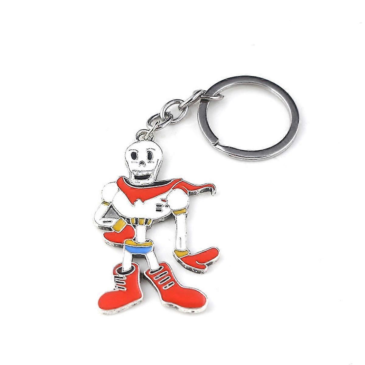 Undertale Papyrus Anime Key Chain Key Ring Bag Anheng Keyring julegave