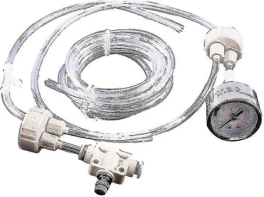 Co2 Generator System Kit, Diy Co2 Generator With Pressure Tester And Airflow Control Valve, Co2 Generator For Plants And Aquarium