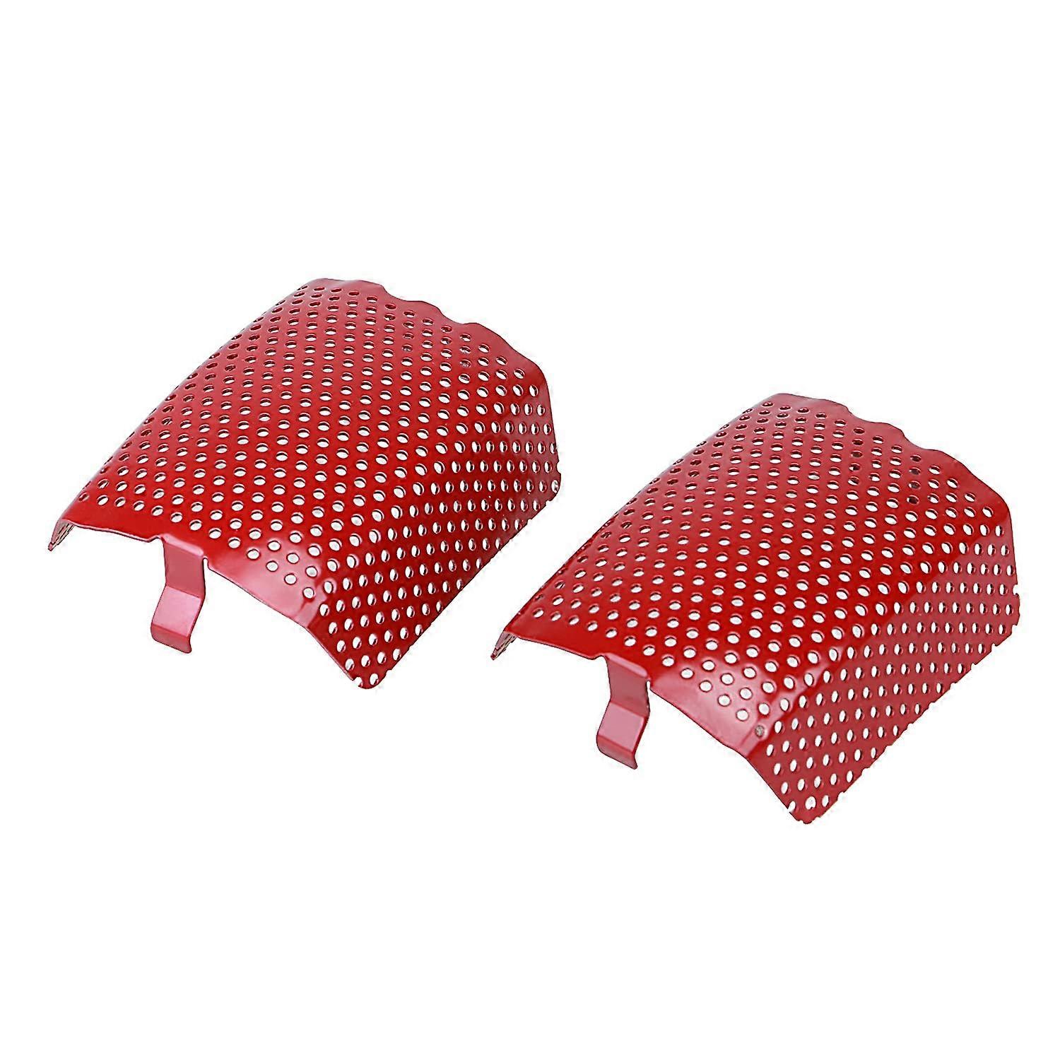 Red Front Brake Caliper Screen Inserts Kit for Harley Touring Road King Electra Glide FLHT 2008  VRod VRSCAW VRSCX 2006