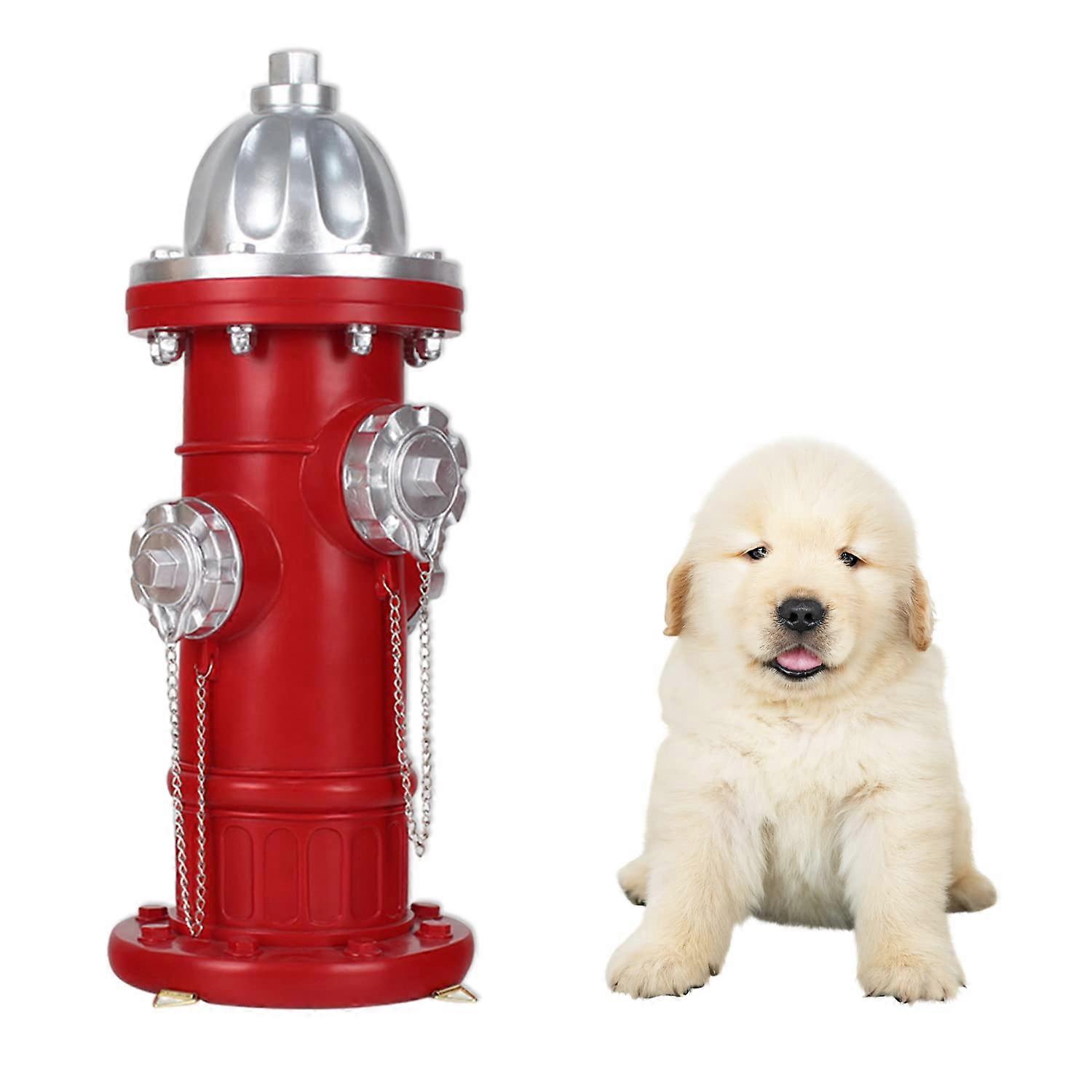 Dog Fire Hydrant Pee Post, Puppy Pee Post Training Statue, Indoor Outdoor Decor for Yard
