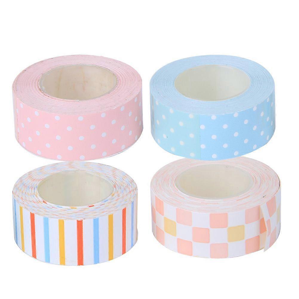 15 x 4000mm Label Maker Laminated Label Tape Cute Color Tape Fits for King Jim LR5C