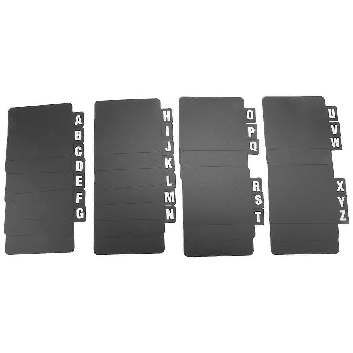 26個ビニールレコードディバイダーDVDアルファベットディバイダーAZアルファベットディバイダービニールレコードオルガニ