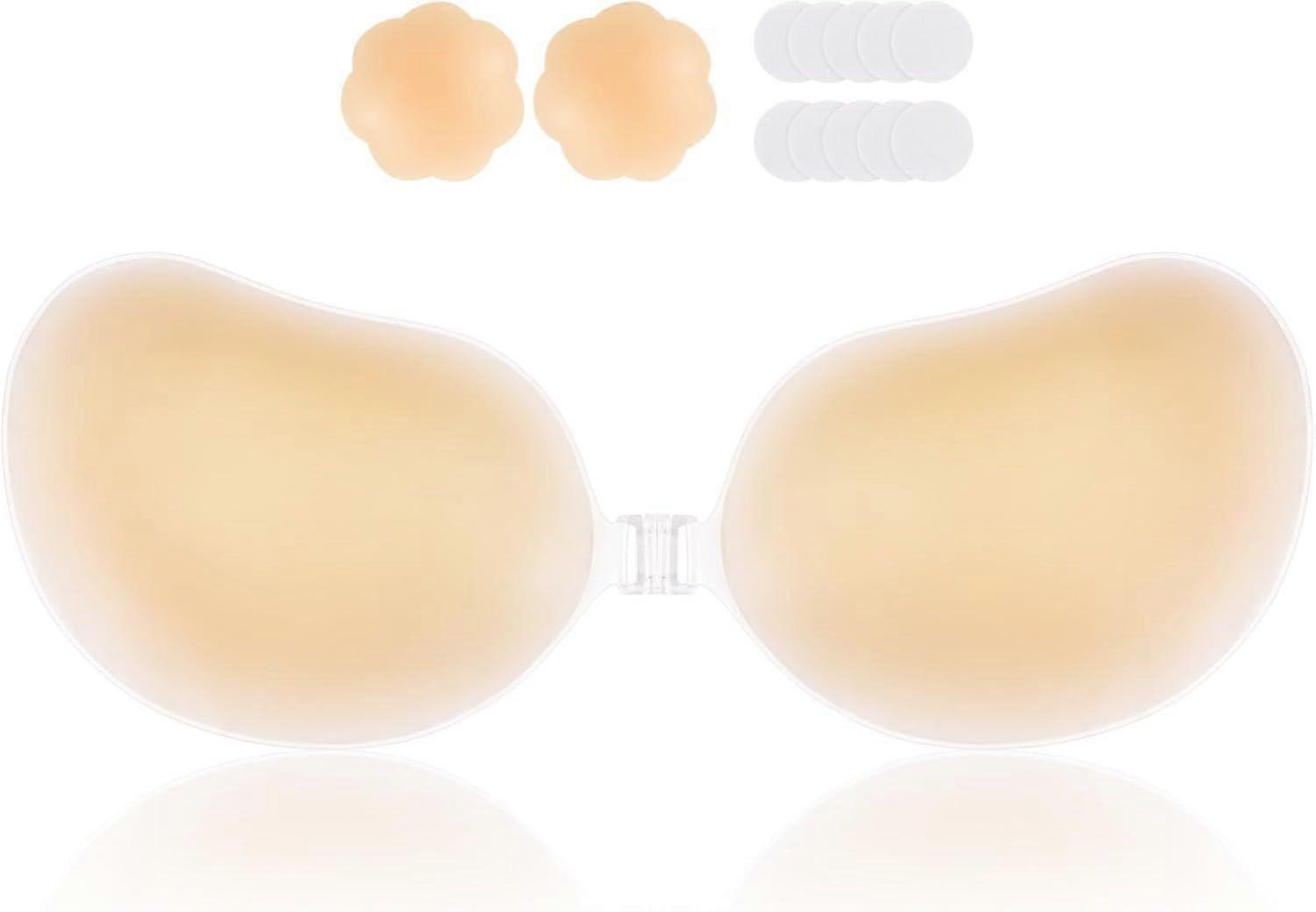 2025 Latest Model  Adhesive Strapless Bra Push Up Sticky Bra Backless Invisible