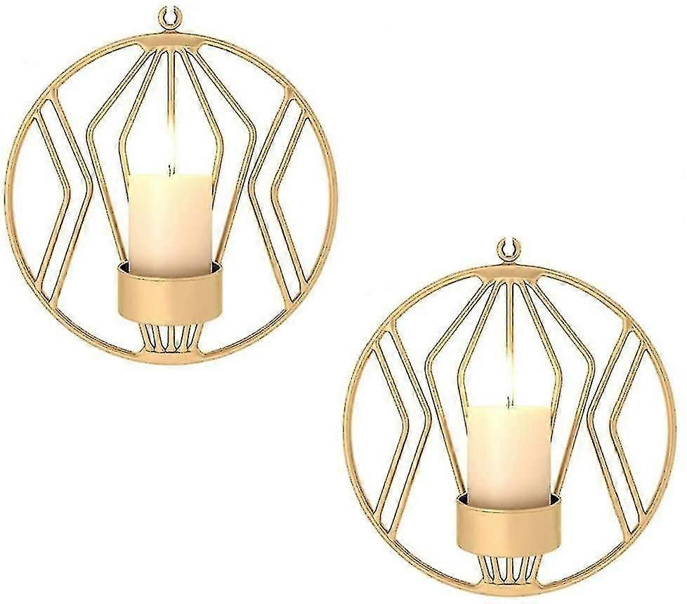 Hs 2 Piece Set, Sconces For Pillar Hs Or Tea S