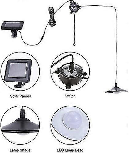 太陽光発電屋外ガーデンライト、e27 LED屋外ハンギングライト、リモート付き防水